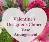 Designers Choice Vase Fresh Flowers
