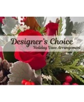 Designers choice vase holiday themed  Vase