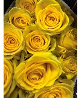 Designer's Choice with Yellow Roses 