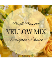 Designer's Choice Yellow Mix Arrangement Arrangement