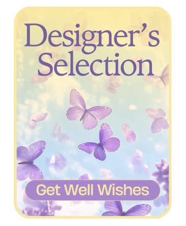 Designer's Selection Get Well Wishes Flower Arrangement in Bowie, TX | A COTTAGE FLORIST & GIFTS