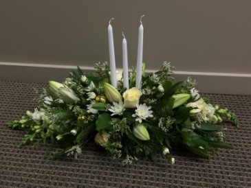 Designers Choice All-White Centerpiece