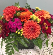 Desktop Posies Vase Arrangement
