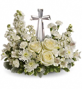 DIvine Peace Bouquet           T229-2 fresh keepsake arrangement 