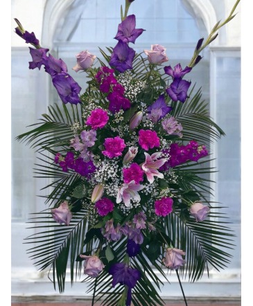 Devotion Standing Spray in Lebanon, NH | LEBANON GARDEN OF EDEN FLORAL SHOP Devotion Standing Spray in Lebanon, NH | LEBANON GARDEN OF EDEN FLORAL SHOP