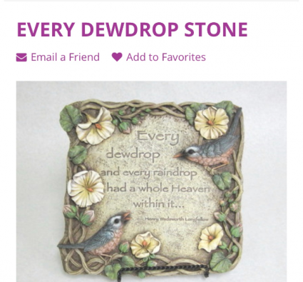 Dew Drop Stone