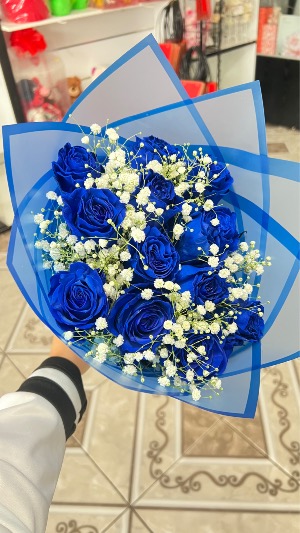 Diamond blue Bouquet 