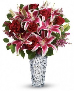 Diamonds an Lilies Bouquet