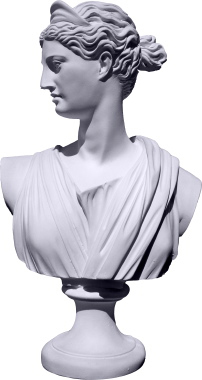 Diana Bust Statue