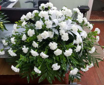 Dignified Carnation Casket Spray Casket Spray