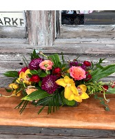 Dining in the Tropics Centerpiece Fresh Flower Arrangement