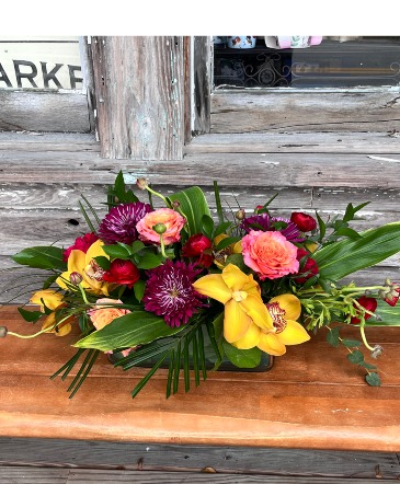 Dining in the Tropics Centerpiece Fresh Flower Arrangement in Key West, FL | Petals & Vines Dining in the Tropics Centerpiece Fresh Flower Arrangement in Key West, FL | Petals & Vines