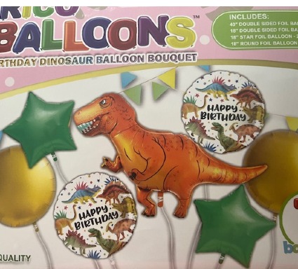 DINOSAUR BALLOON BOUQUET BALLOONS