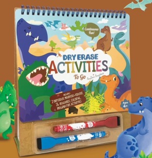 Dinosaur Dry Erase Activity Book 