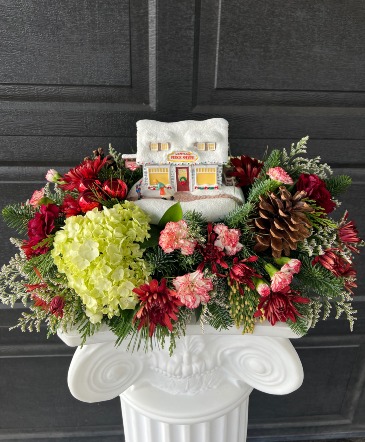 Discounted Price Previous Years Thomas Kinkade Centerpiece in Mcminnville, OR | POSEYLAND FLORIST Discounted Price Previous Years Thomas Kinkade Centerpiece in Mcminnville, OR | POSEYLAND FLORIST