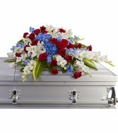 Distingguished Service Casket Spray SY113