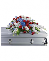 Distinguished Service Casket Spray 