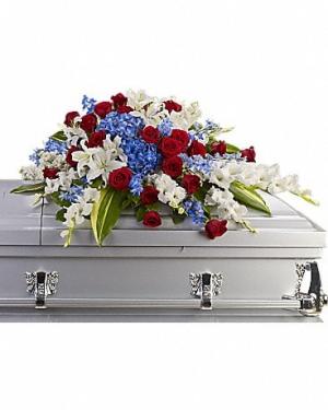 DISTINGUISHED SERVICE CASKET SPRAY 