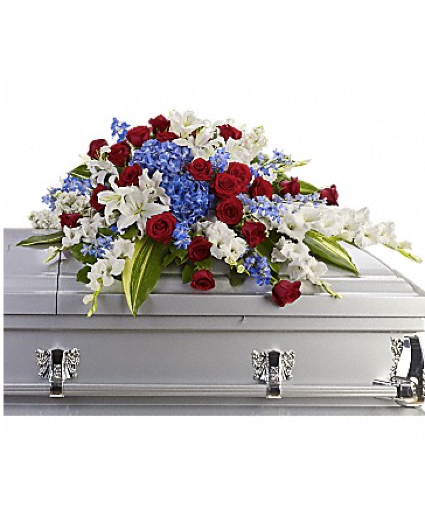 Distinguished Service Casket Spray 