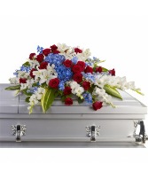 Distinguished Service Casket Spray 