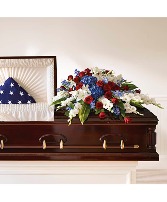 Distinguished Service Casket Spray