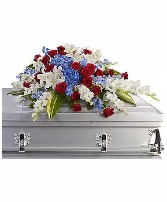 Distinguished Service Casket Spray 