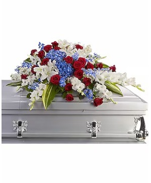 Distinguished Service Casket Spray 