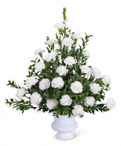 Divine Blessings Urn Funeral Arrangement