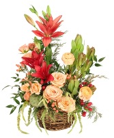 Divine Decadence Basket Arrangement 