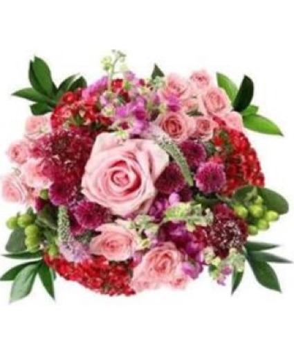 SOLD OUT Divine Blooms Valentine's Day Wrapped Bouquet