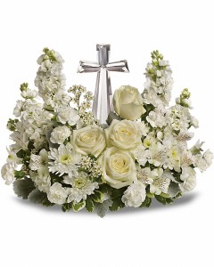 Divine Peaceful Comfort Crystal Cross - AWF14D  in Highmore, SD | Amber Waves Floral & Gifts