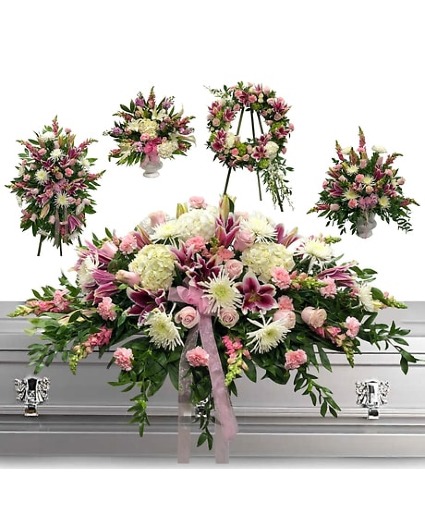 Divine Pink and White 5 pc set 5 pc set
