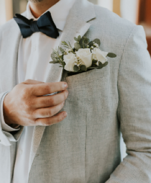 Divine Pocket Style Boutonniere Pocket Boutonniere