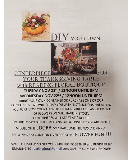 DIYing CENTERPIECE FOR THANKSGIVING