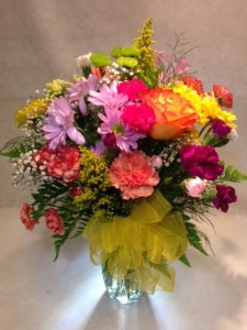 DLF Citrus Vase Bouquet Best Seller