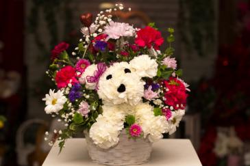 Valentine Puppy Love  in Farmville, VA | Rochette's Florist