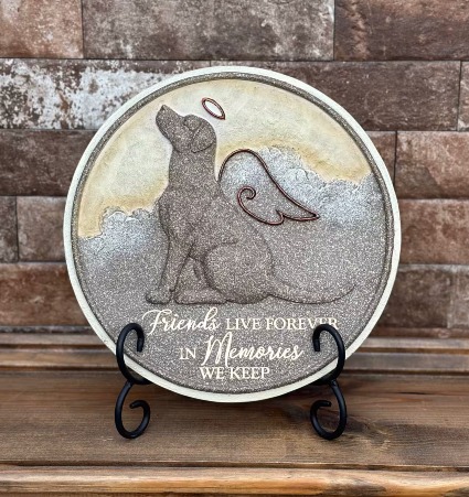 Dog - Friends Live Forever Memorial Stone