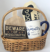 Dog Lover Basket Gift Basket