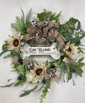 Dog Lovers Wreath Permanent botanical