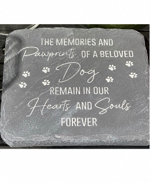 Dog memorial stone Gift