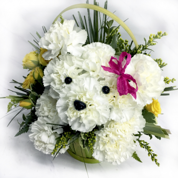 Doggone Adorable Puppy Basket in Wray, CO | LEIGH FLORAL & GIFT