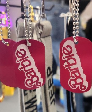 DogTag Keychains- Barbie gift