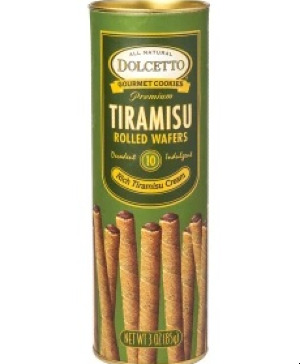 Dolcetto® Tiramisu Rolled Wafers 