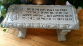 Don't go Away   Sympathy Bench