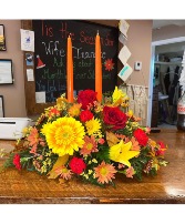 Double Candle Centerpiece 