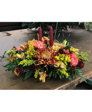 Double Candle Centerpiece 