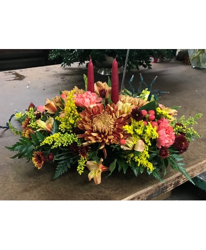 Double Candle Centerpiece 