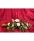 Double Candle Centerpiece Fresh Holiday Flower