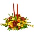 Double Candle Fall Centerpiece 