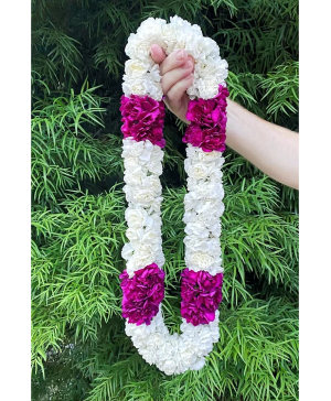 Double Carnation Lei